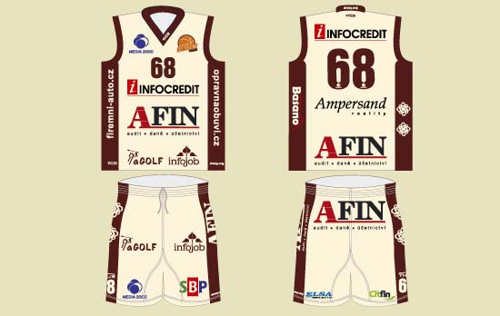basketbalov� dresy