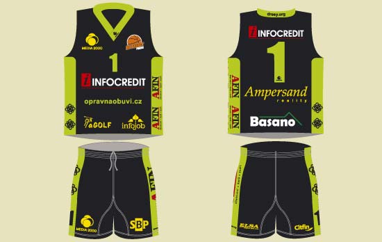 basketbalov� dresy