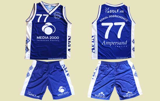 basketbalov� dresy